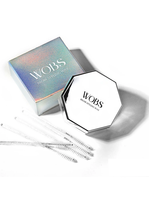 Воск для укладки и фиксации бровей WoBs прозрачний styling Brow Wax 30гр