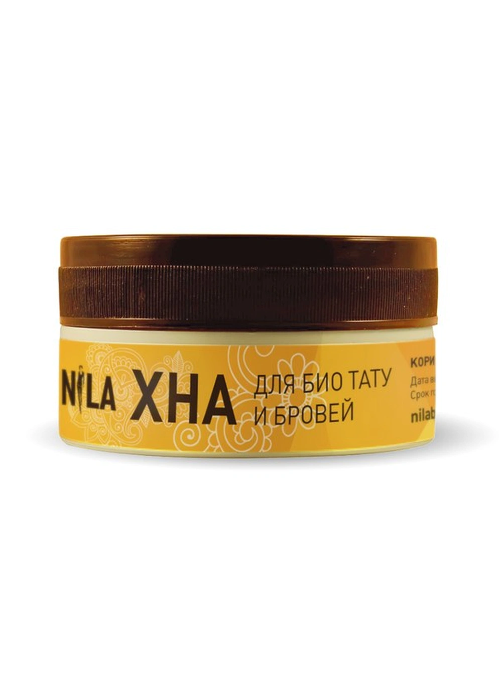 Хна Для Биотату и Бровей Nila Коричневая, 10 г