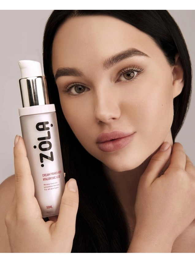 ZOLA Крем праймер с гиалуроновой кислотой CREAM PRIMER WITH HYALURONIC ACID