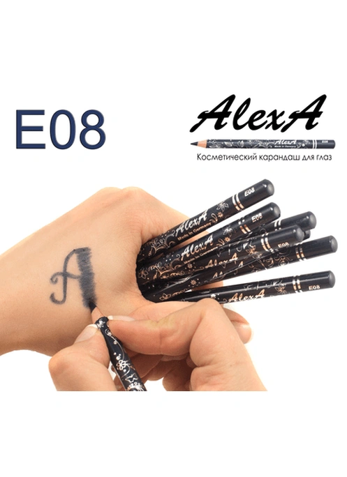 Карандаш для глаз E08 темно-синий (матовый)