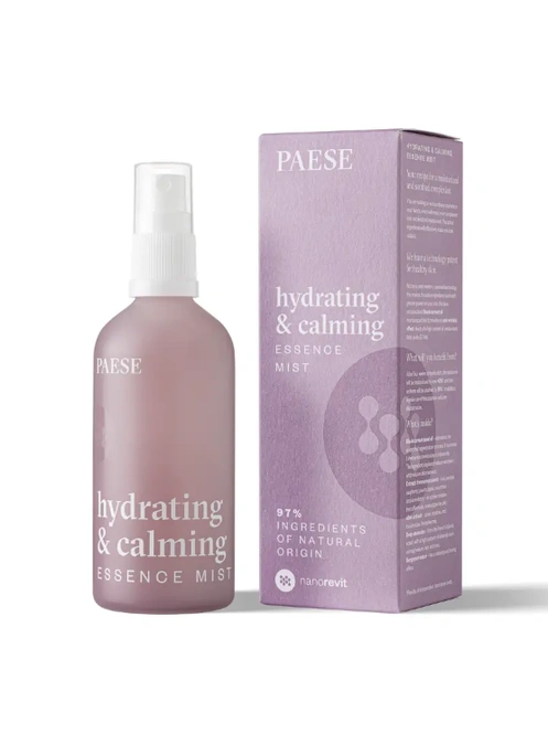 Спрей-есенція для обличчя HYDRATING AND CALMING ESSENCE MIST NANOREVIT PAESE (100ml)