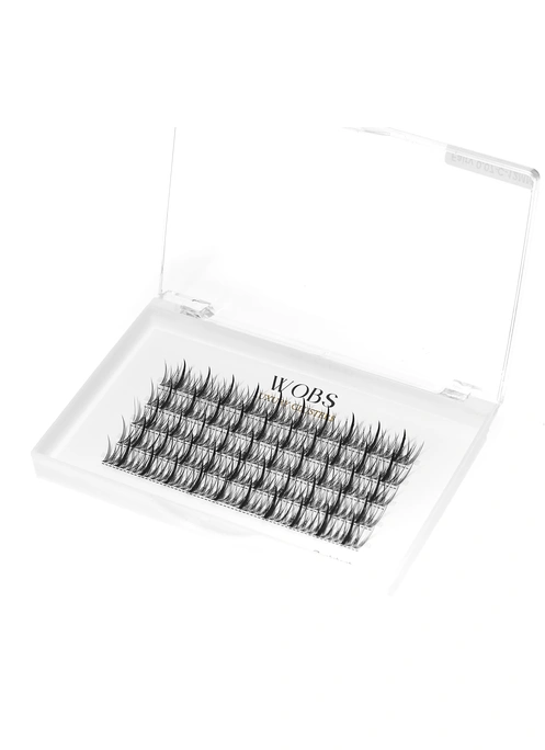 Накладные пучковые ресницы 200шт Wobs Fairy Lashes 20D 5 лент пучки размер 12mm
