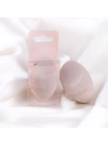 Спонж ZIDIA MakeUp Blender "Frieda", срезанная капля, серый в коробочке (без латекса)