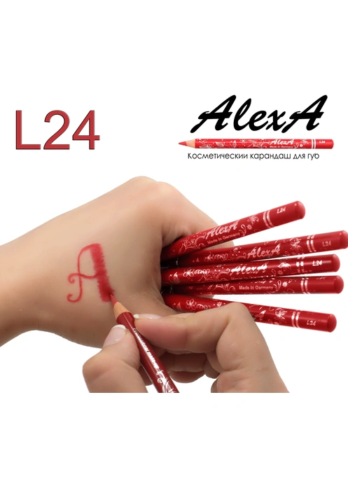 Карандаш для губ L24 классический красный