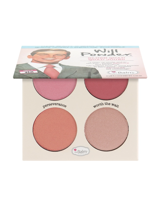 Палетка румян для лица the Balm Will Powder Blush Quad