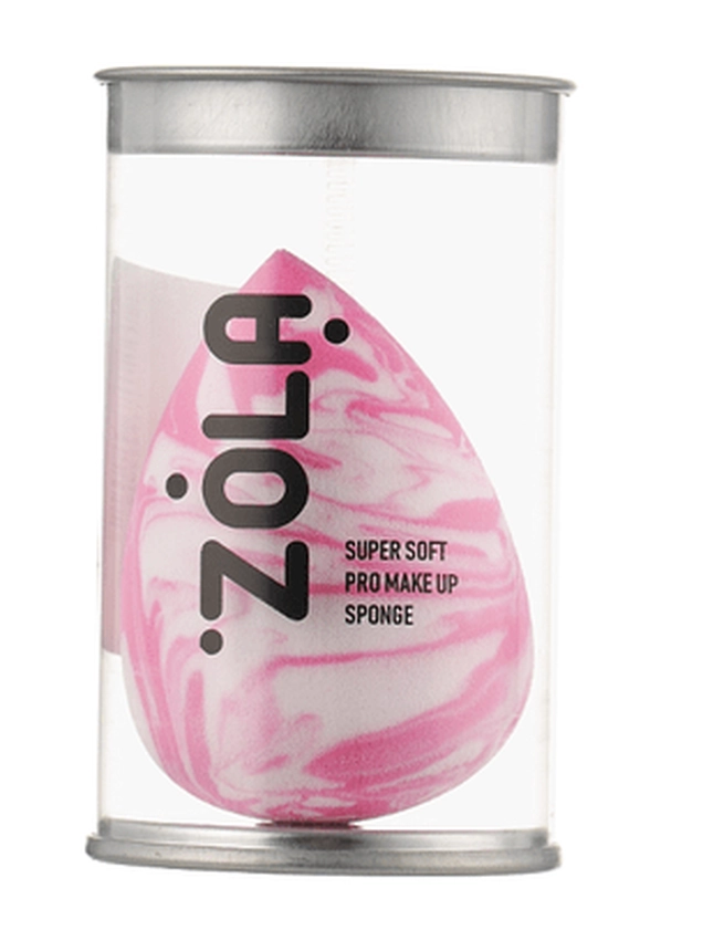 ZOLA Спонж супер мягкий малиново-белый капля