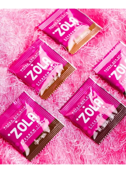Zola набор фарб для бровей у саше Eyebrow Tint