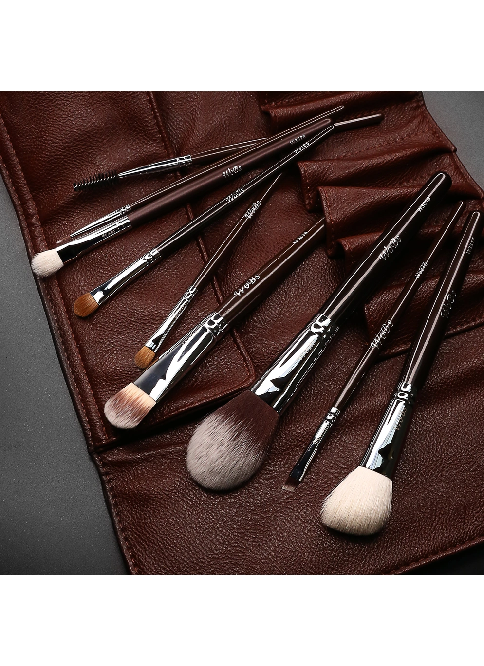 Набір на 9 кистей Dark Chocolates