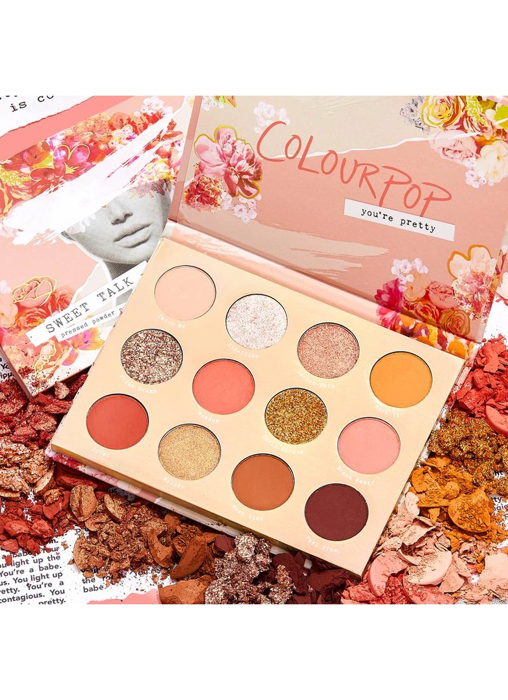 Палитра теней ColourPop Sweet Talk