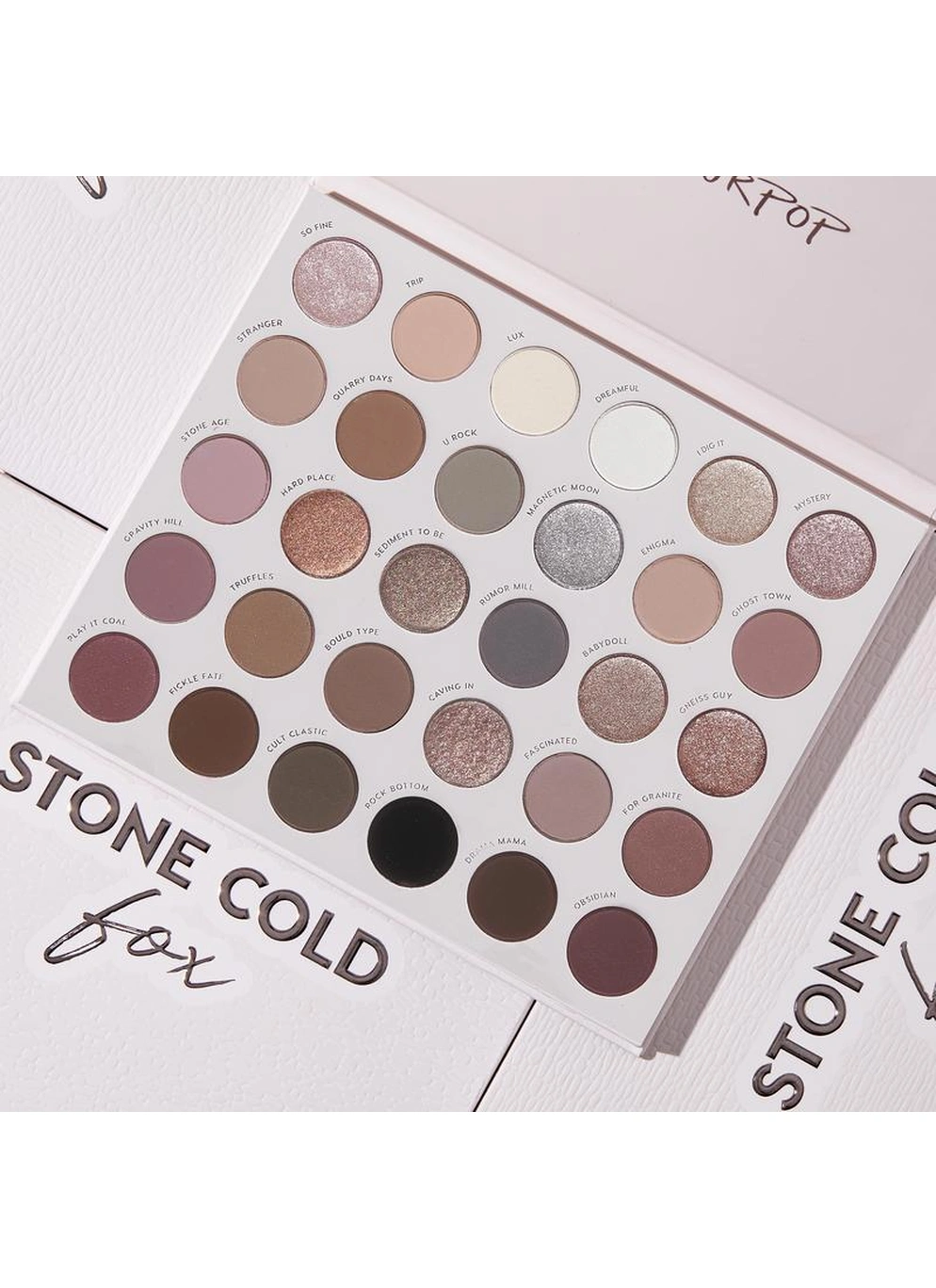 Палетка теней для век Colourpop Stone Cold Fox Cool Tone Eyeshadow Palette