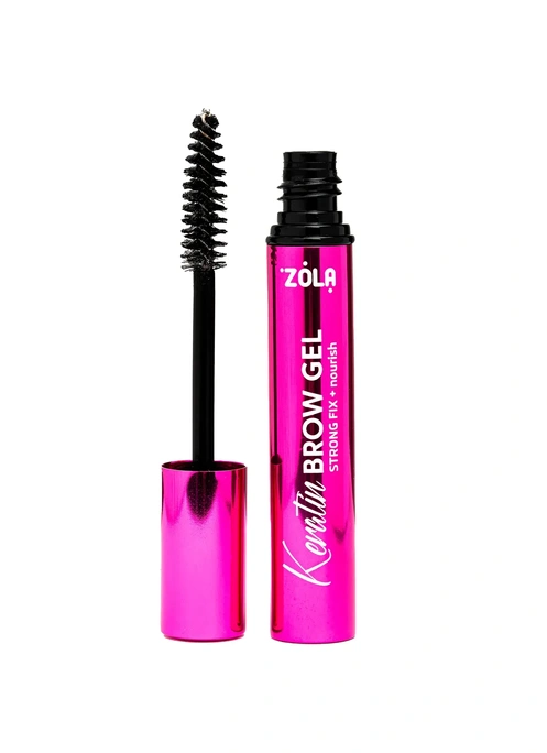 Гель для фиксации бровей ZOLA Keratin Brow Gel Strong Fix+Nourish, 5 мл