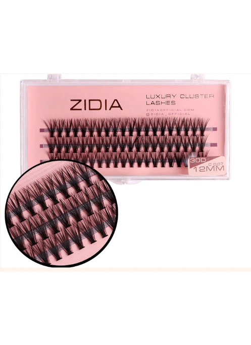 ZIDIA Cluster Lashes 30D C 0,07 (3 ленты, размер 12 мм)