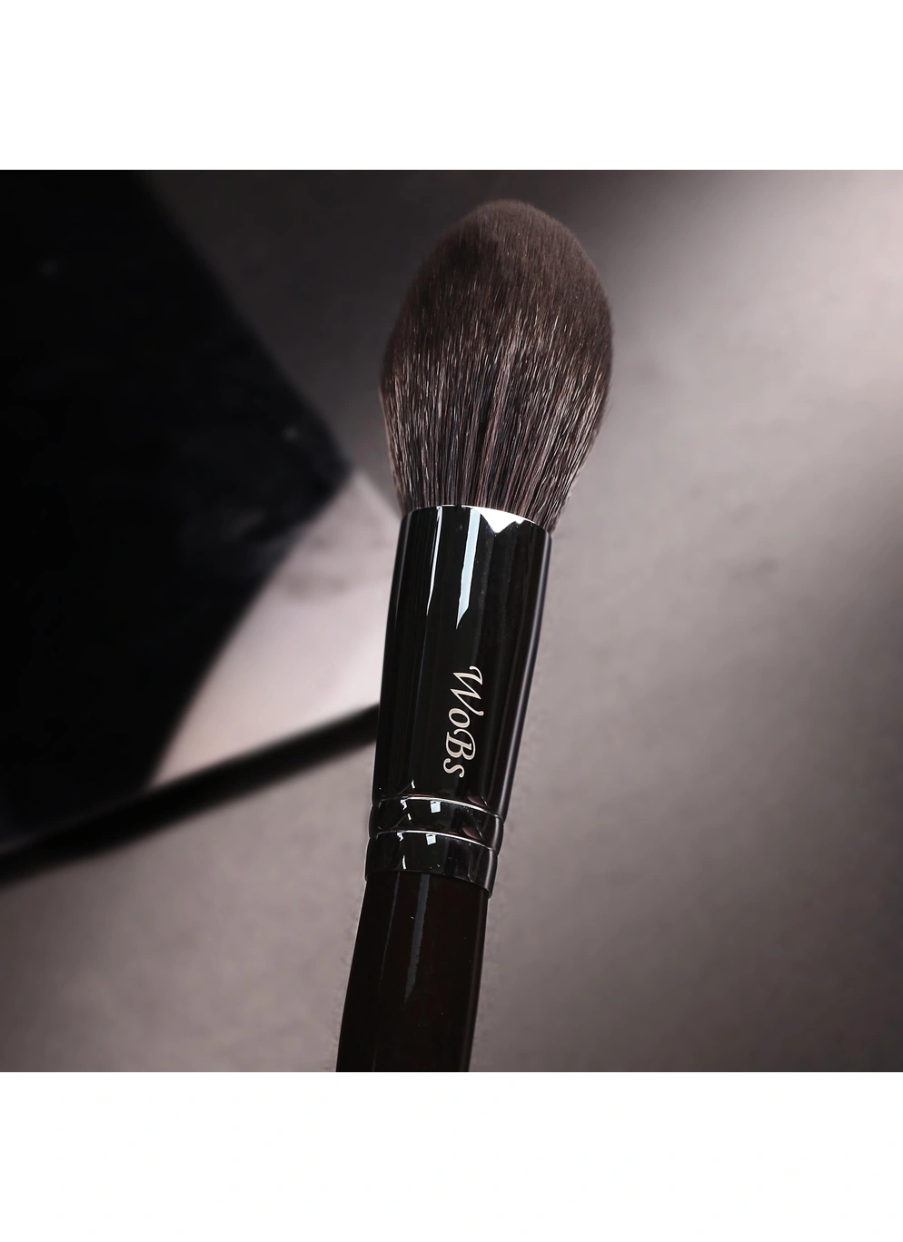 Кисть для пудри W3020 кругла форма, синтетичний ворс