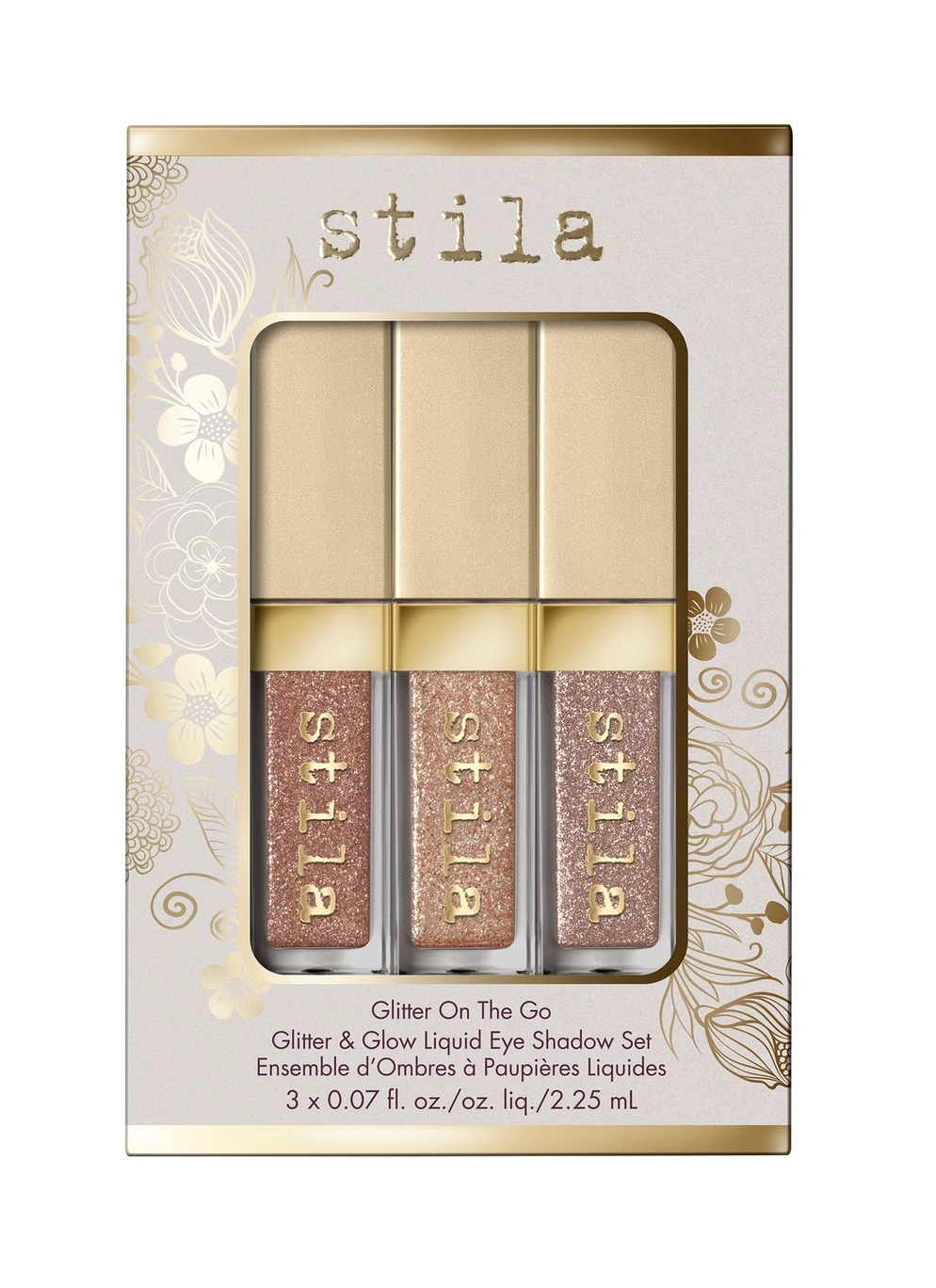 Набор из 3 жидких теней STILA - Glitter On The Glow Liquid Eye Shadow Set
