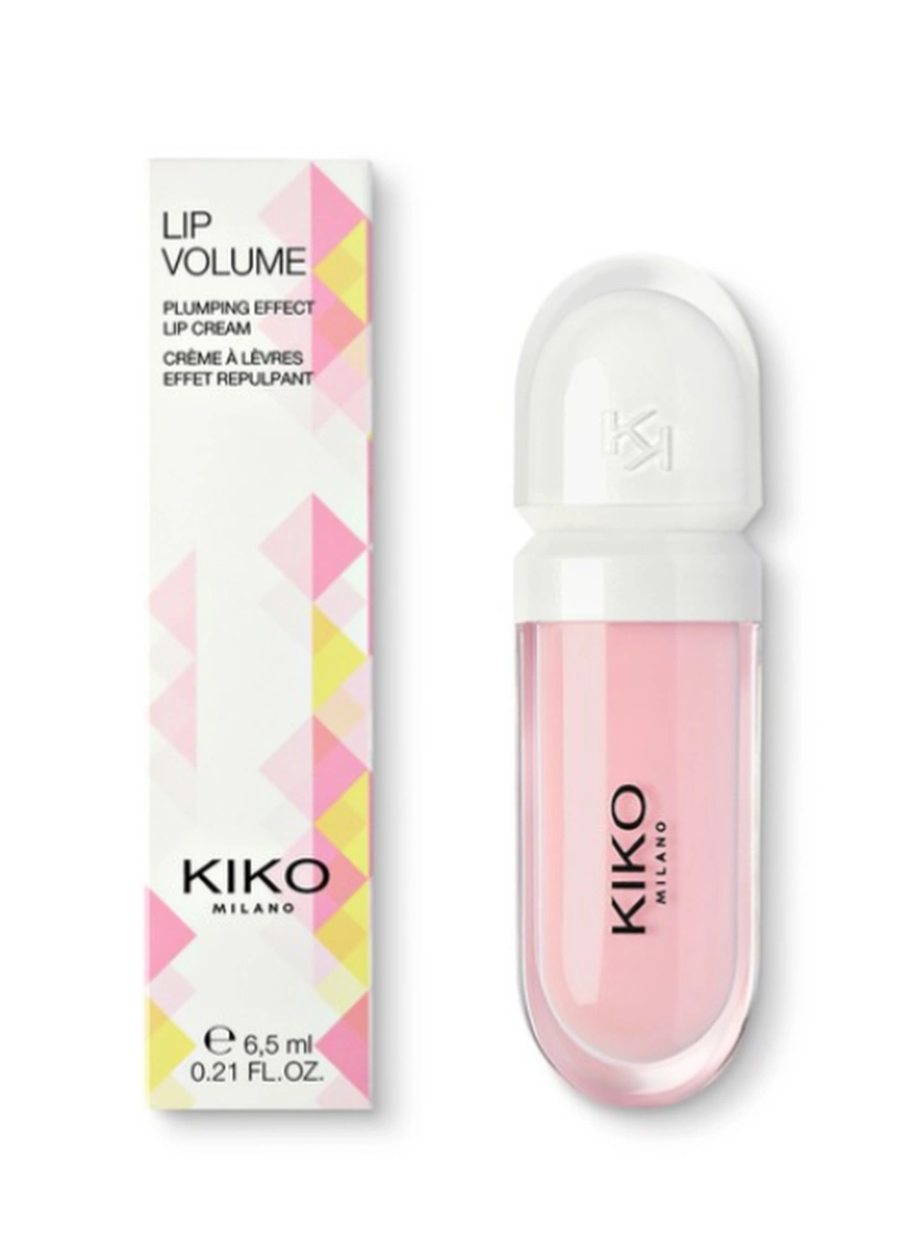 Бальзам для губ з ефектом збільшення об'єму KIKO MILANO Lip Volume, 6,5 мл Tutu Rose