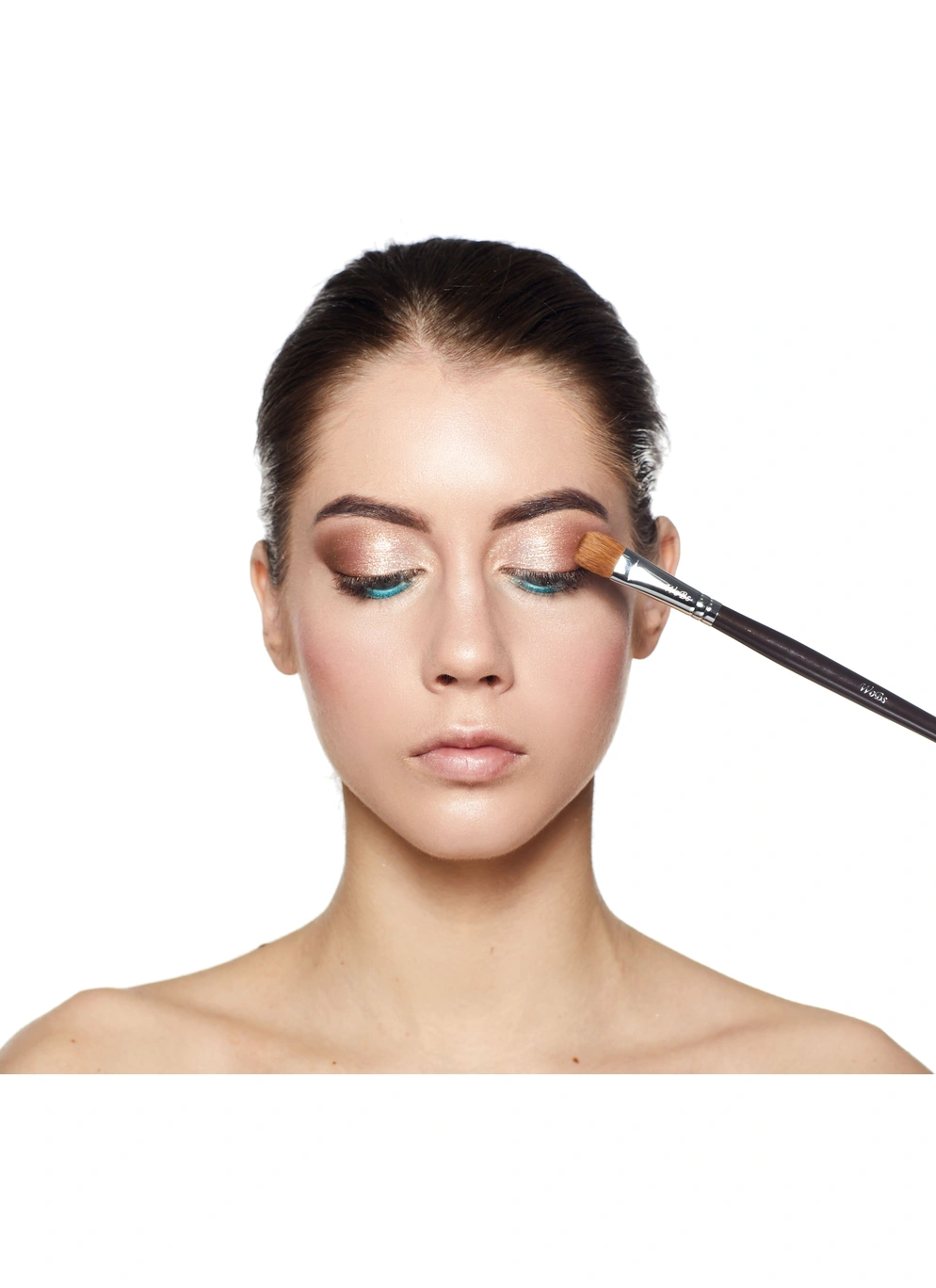 Кисть для нанесення тіней W3165 з соболя