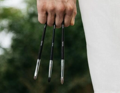 Набор профессиональных кисточек для макияжа Dark Chocolates