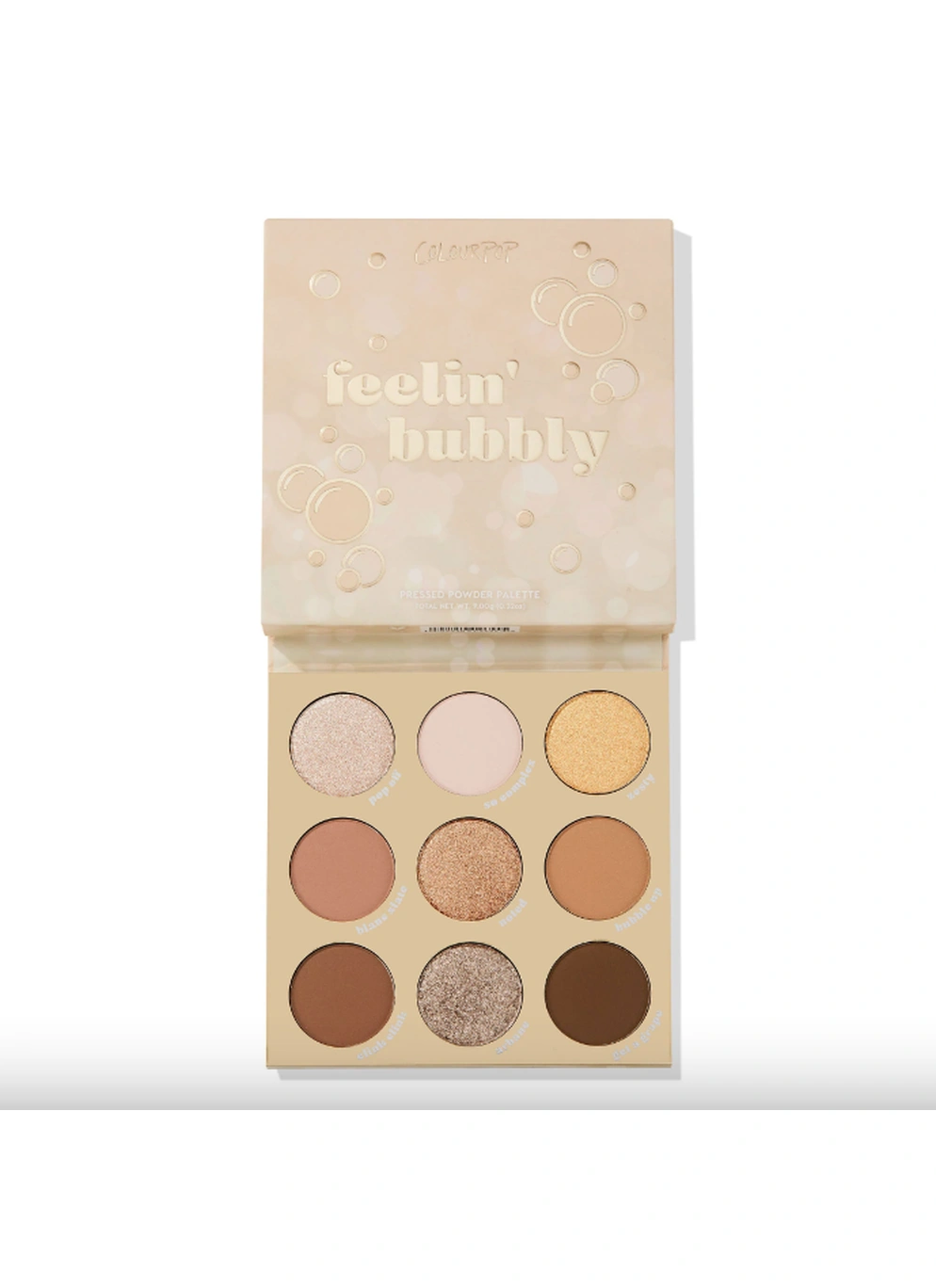 ColourPop Feelin Bubbly Pressed Powder Palette Палетка тіней, 9х1г