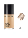 Тональний крем Long Cover Fluid Paese (0,5 - ivory)