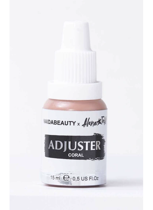 КОРАЛОВИЙ коригуючий пігмент ADJUSTER 15 МЛ Аджастер Alena Tofil x Nataliya Nayda