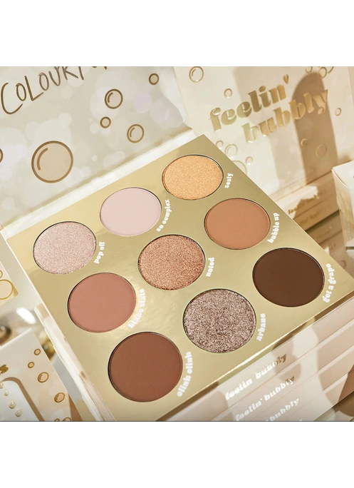 ColourPop Feelin Bubbly Pressed Powder Palette Палетка теней, 9х1г