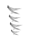 Накладные пучковые ресницы 120шт Wobs FISH TAIL 20F 0.07 12 лент пучки размер 8, 10, 12, 14 мм