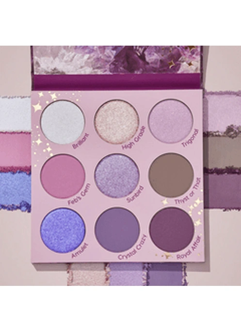 ColourPop All Amethyst Pressed Powder Palette Палетка теней, 9х1 г