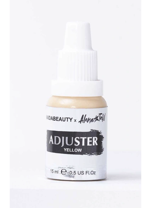ЖОЛТЫЙ Корректирующий пигмент ADJUSTER 15 МЛ Аджастер Alena Tofil x Nataliya Nayda