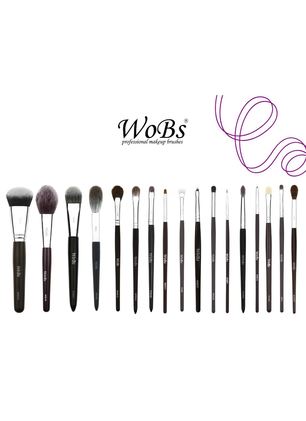 ТОП Набір-переможець для навчання на 17 кистей Dark Chocolates