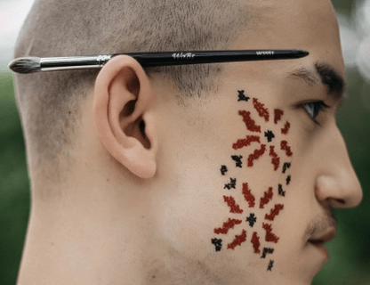 фарбування брів з професійними кісточками Wobs