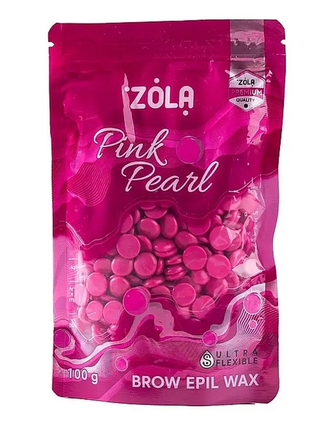 ZOLA ВОСК ГРАНУЛИРОВАННЫЙ BROW EPIL WAX PINK PEARL 100гр