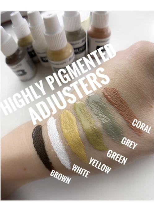 СЕРЫЙ Корректирующий пигмент ADJUSTER 15 МЛ Аджастер Alena Tofil x Nataliya Nayda