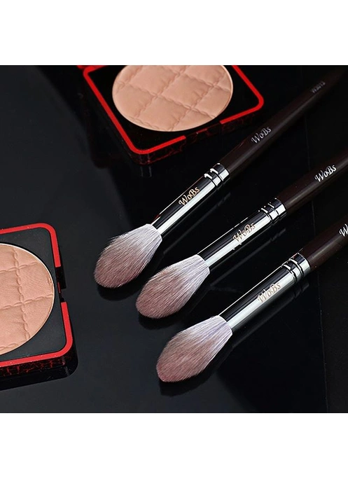 Кисть WoBs для пудры, румян и хайлайтера W3025 кукурузное волокно