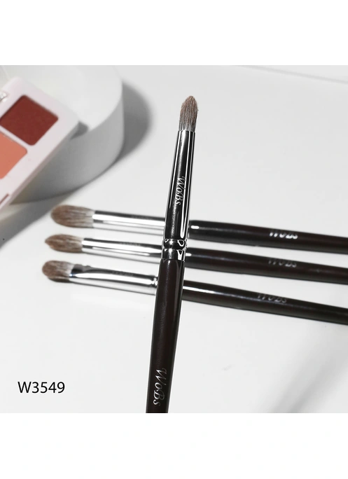 Кисть для растушёвки теней WoBs W3548 плоская форма, ворс лисы
