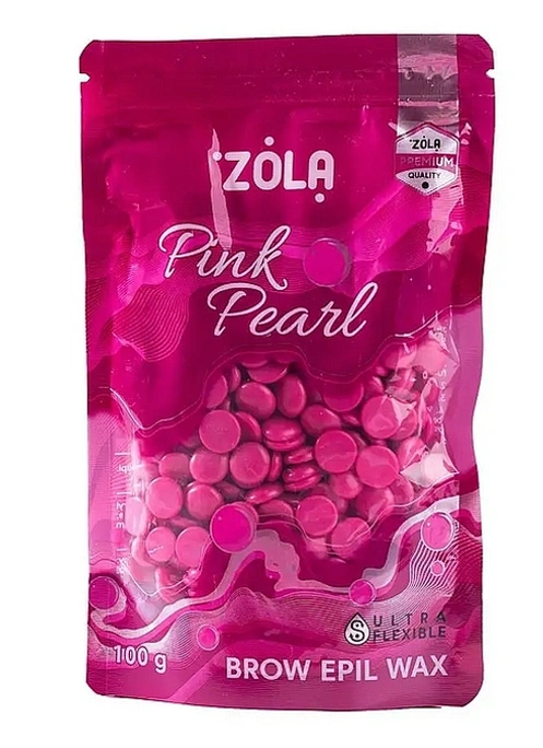 ZOLA ВОСК ГРАНУЛИРОВАННЫЙ BROW EPIL WAX PINK PEARL 100гр