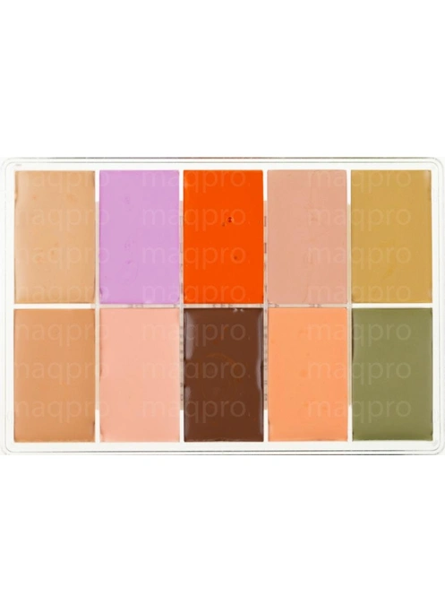 Кремові фарди FARD CREME 10 ЦВЕТОВ 15 МЛ "CORRECTION" MaqPro