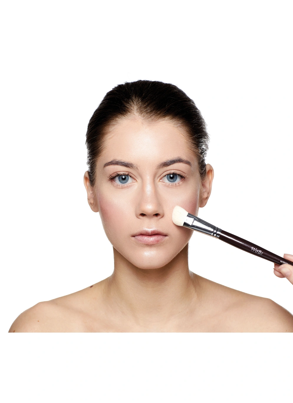 Кисть для рум'ян та корекції W3527 ворс кози