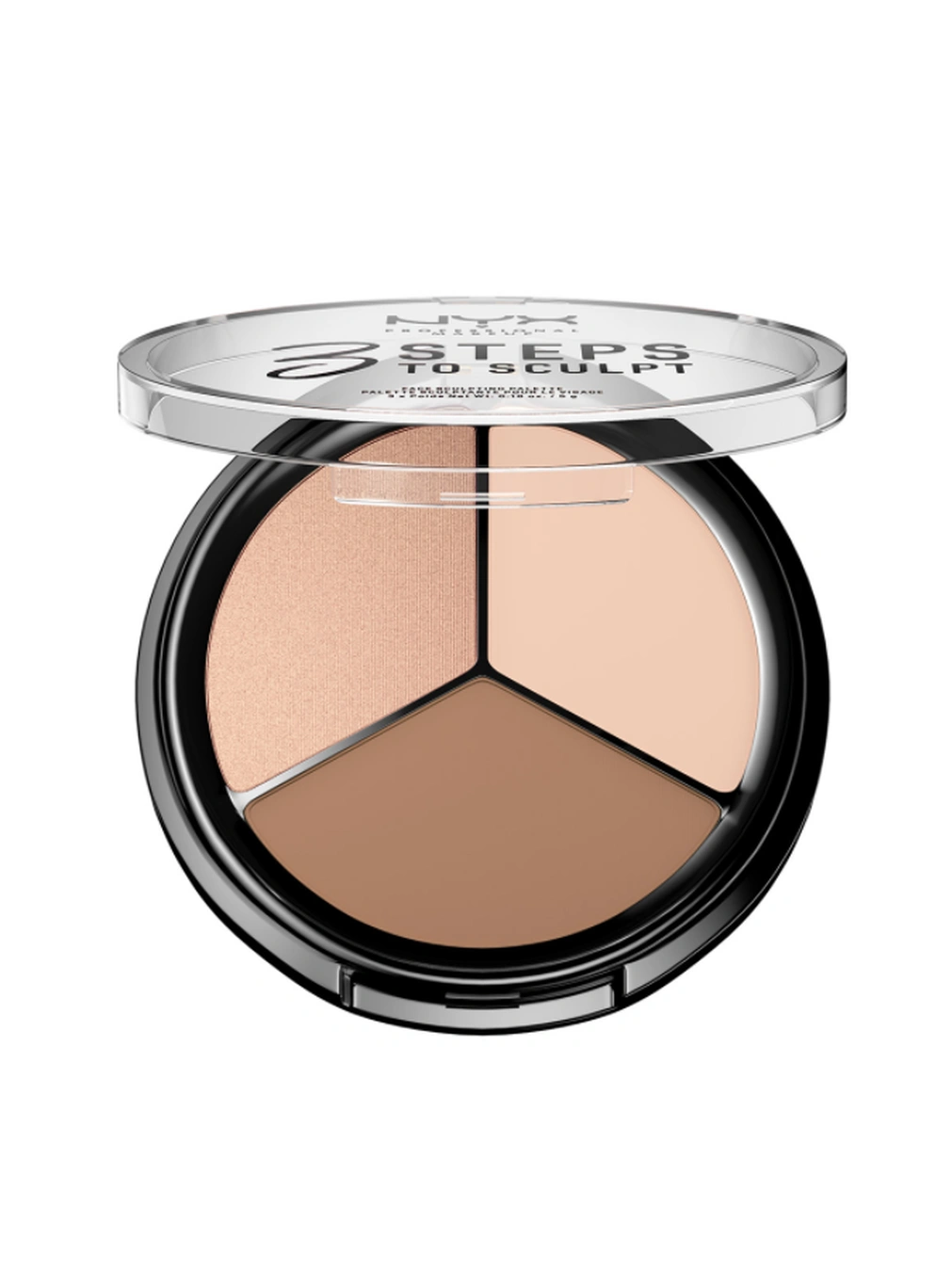 Тройная палитра для контурирования NYX 3 Steps To Sculpting Palette (FAIR)