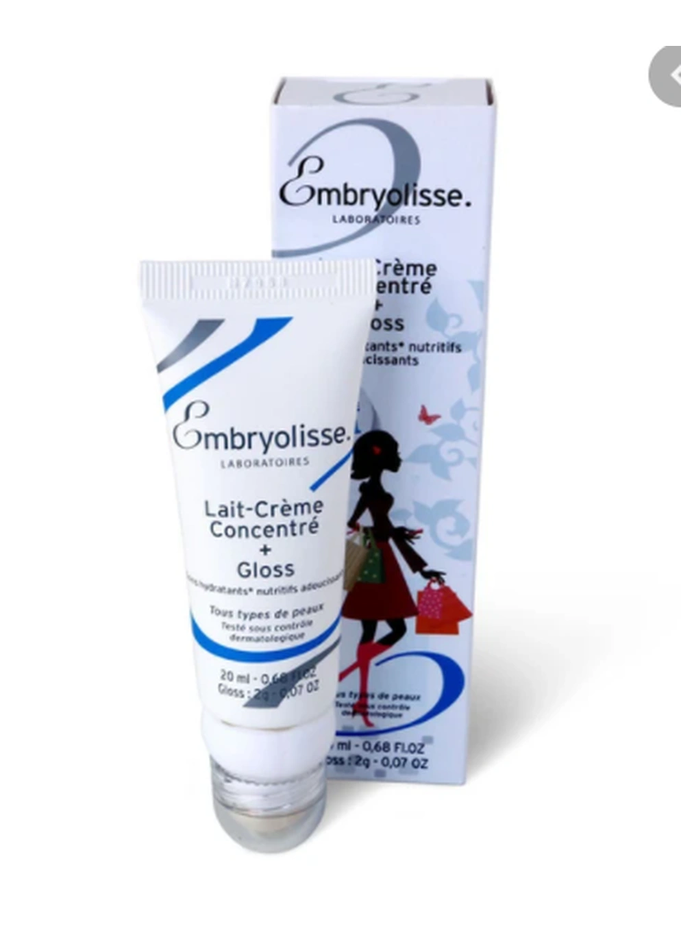 Крем-концентрат + бальзам для губ (2 в 1) Embryolisse Lait Crème Concentre + Gloss Tube