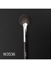 Веерная кисть для теней и хайлайтера W3536 из козы
