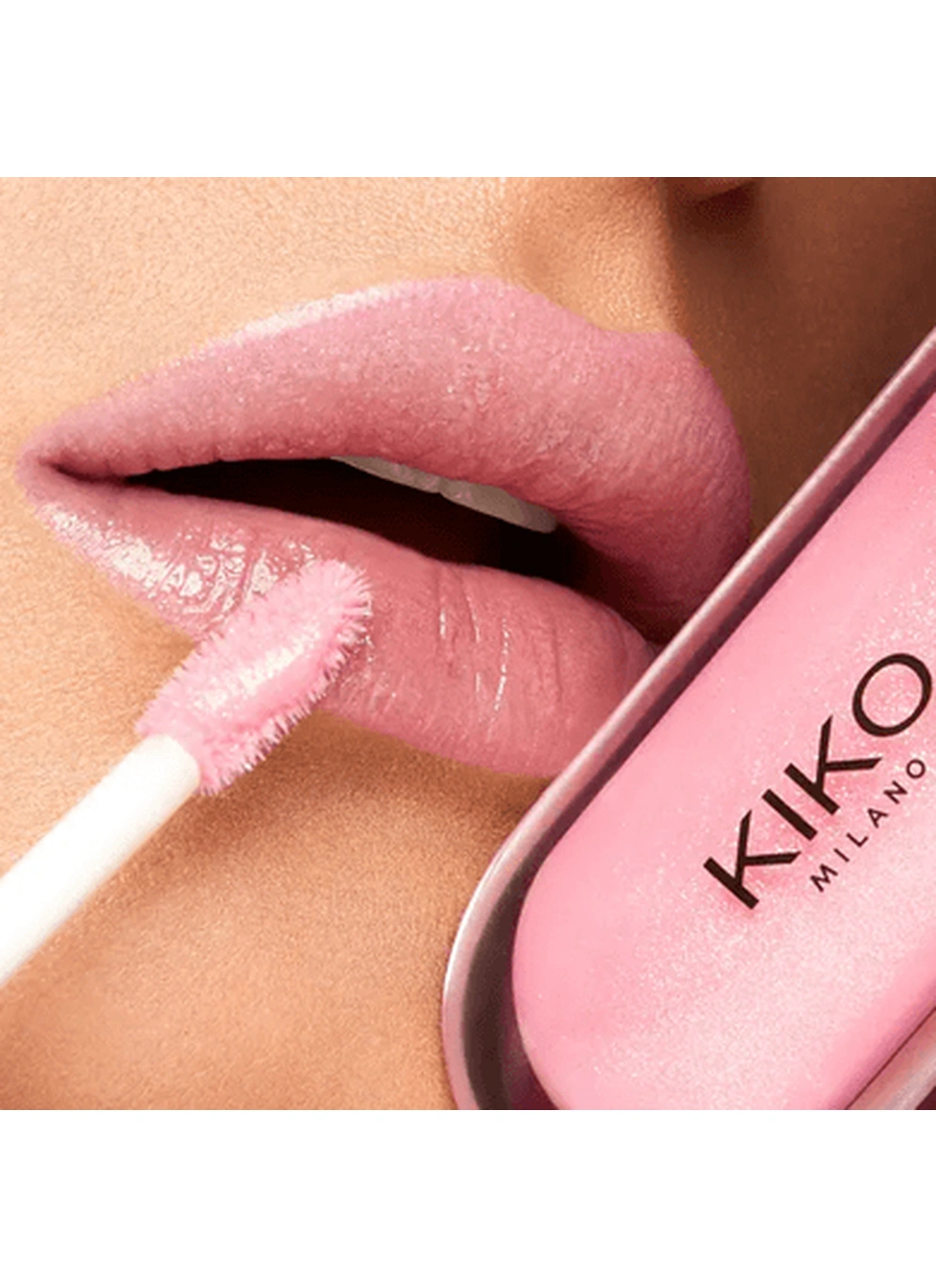 Пом'якшувальний блиск для губ Kiko Milano 3D Hydra Lipgloss 06 - Candy Rose