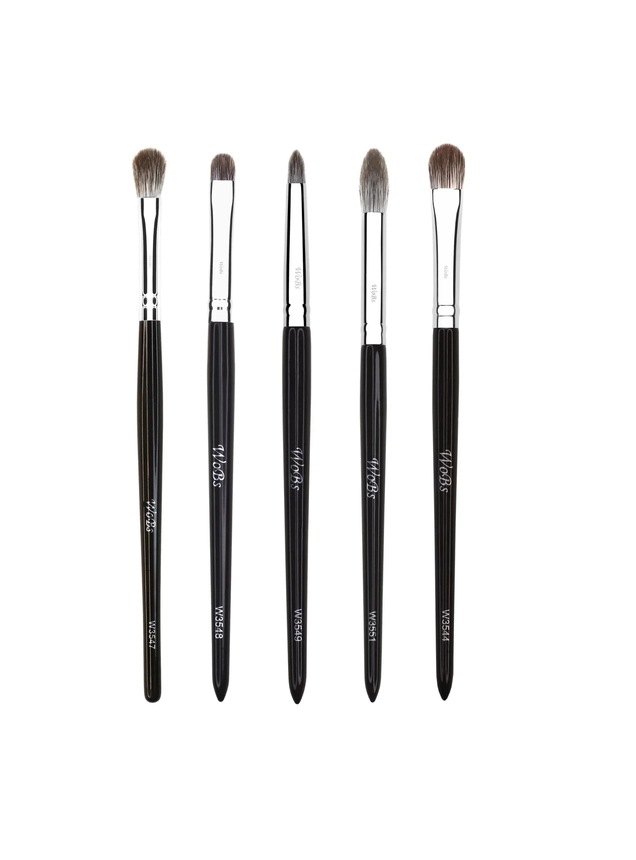 Набор кистей для растушевки теней, ворс лисы