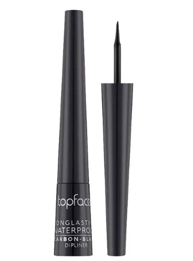 Подводка для глаз Topface "Longlasting Waterproof Carbon-Black" - PT406 (2,5 мл)