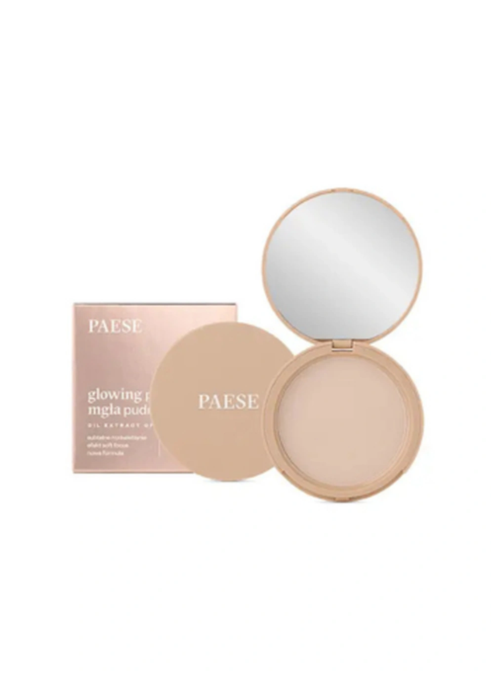 Компактная пудра для лица Glowing Powder Mgla Paese Light Beige