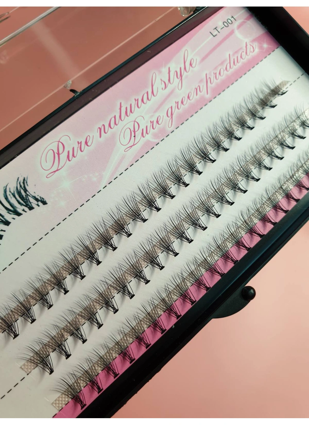 Пучковые ресницы 10 мм