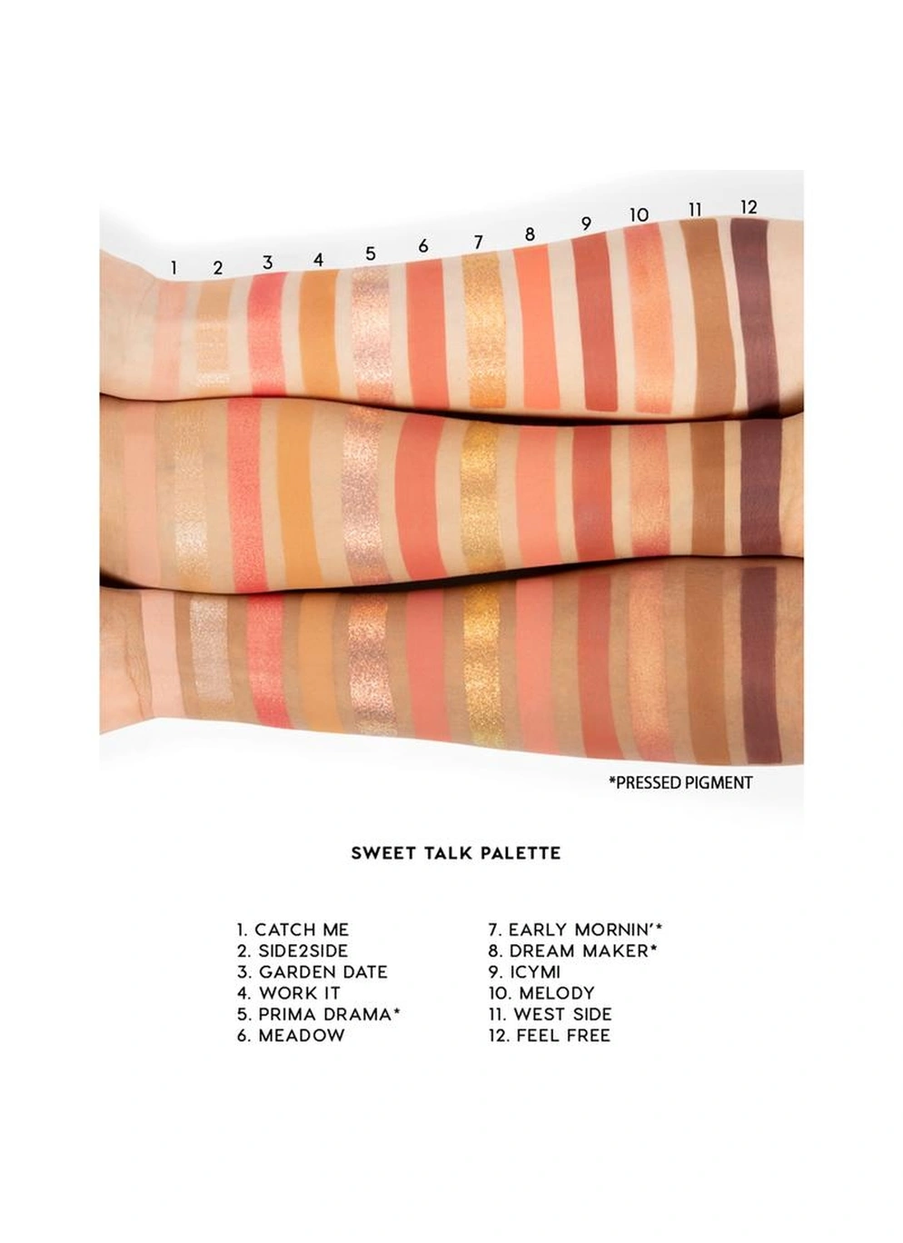 Палитра теней ColourPop Sweet Talk