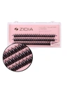 ZIDIA Cluster lashes Ресницы-пучки fish tail 24D C 0,10 (3 ленты, размер 10 мм)
