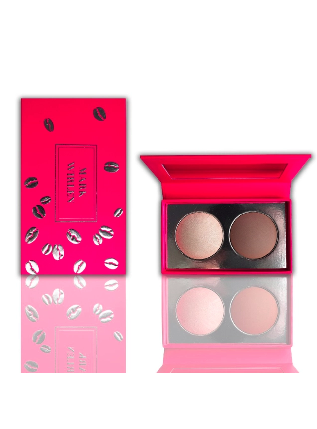 Палетка хайлайтера и корректора для лица Mark Wirlen Love Coffee Time, 9 г