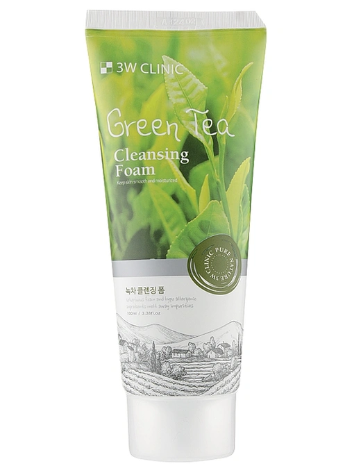Пенка для умывания для проблемной кожи с экстрактом зеленого чая Ekel Green Tea Foam Cleanser, 100 мл