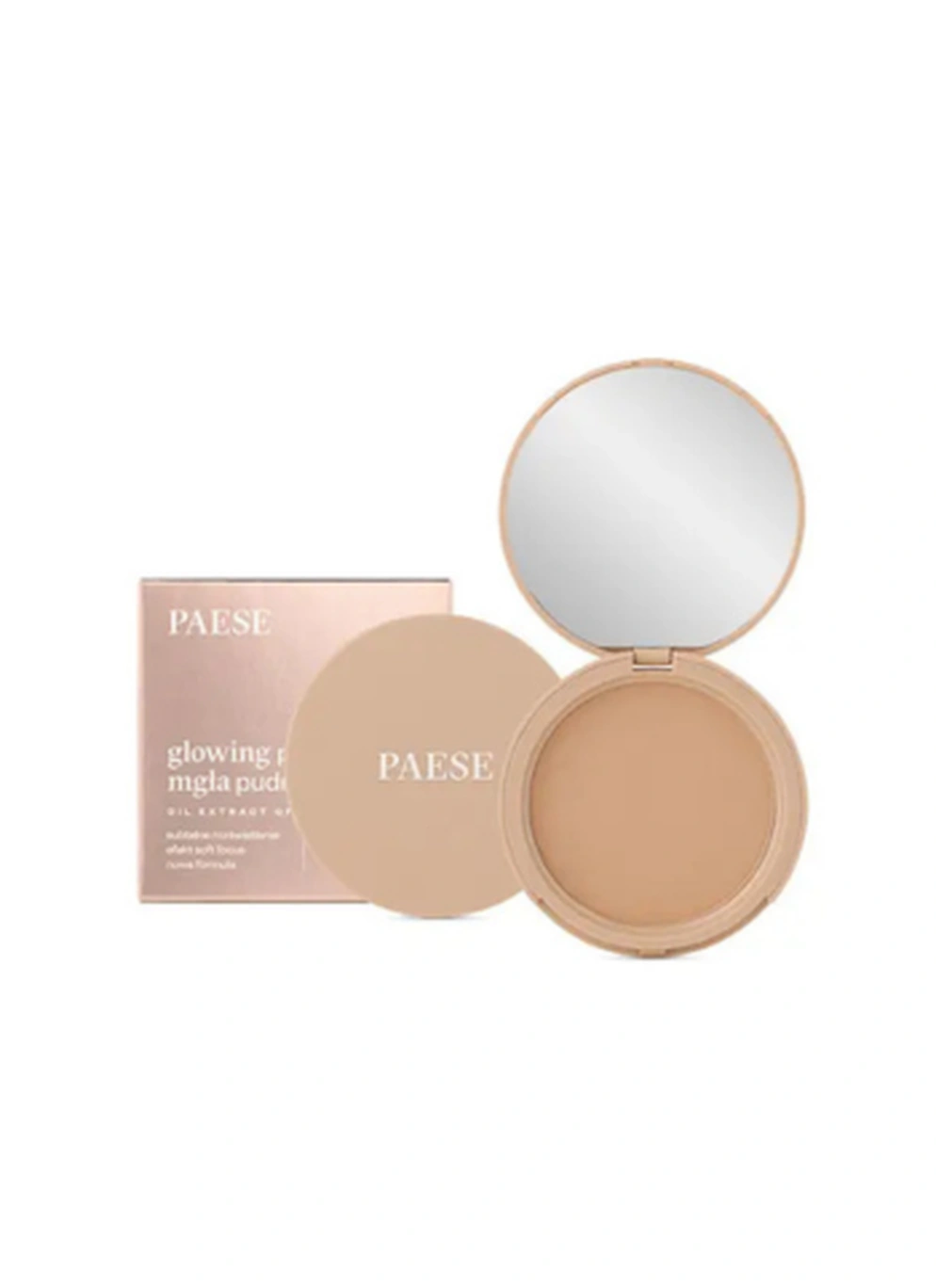 Компактная пудра для лица Glowing Powder Mgla Paese Golden Beige